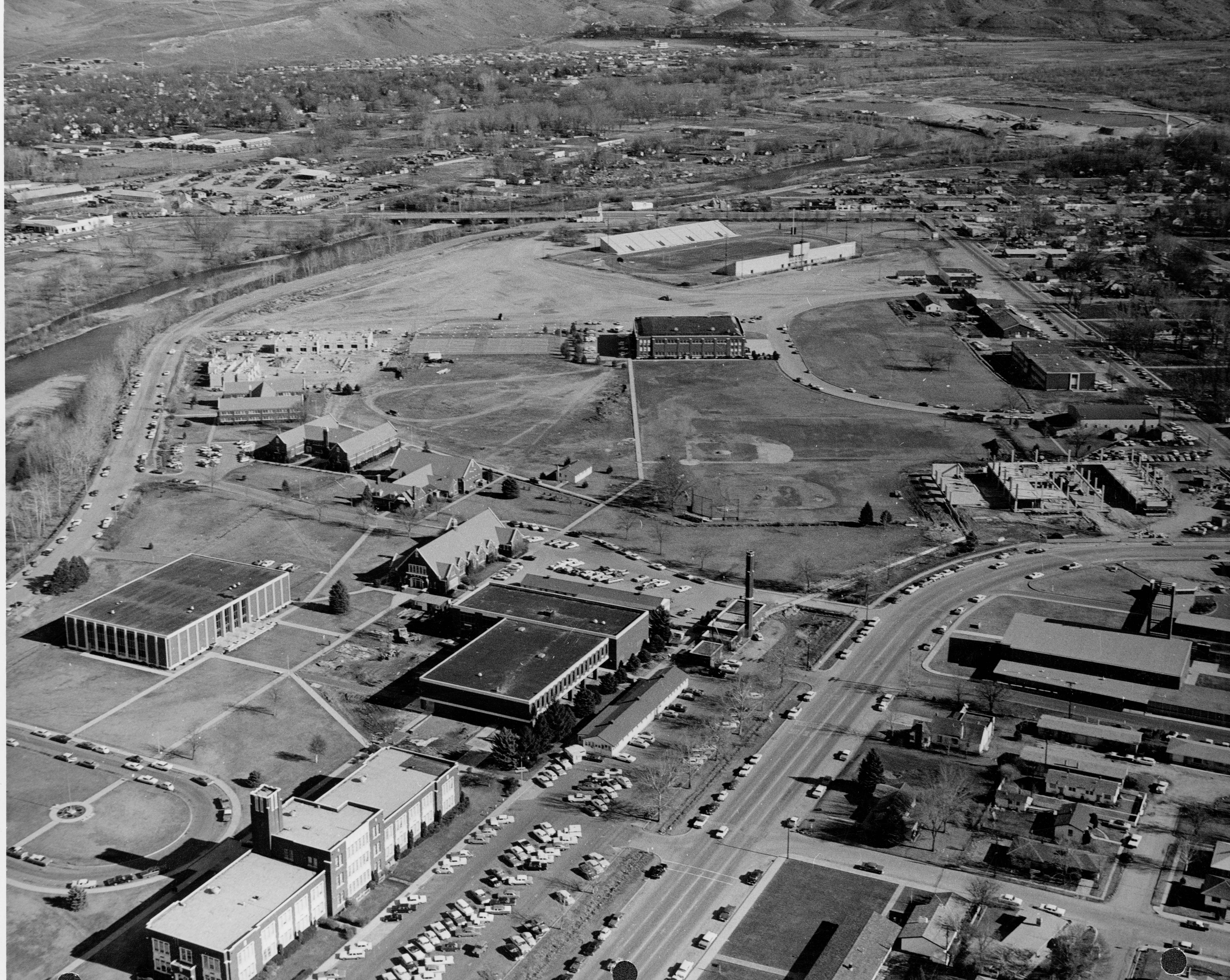 Aerial view, 1960s