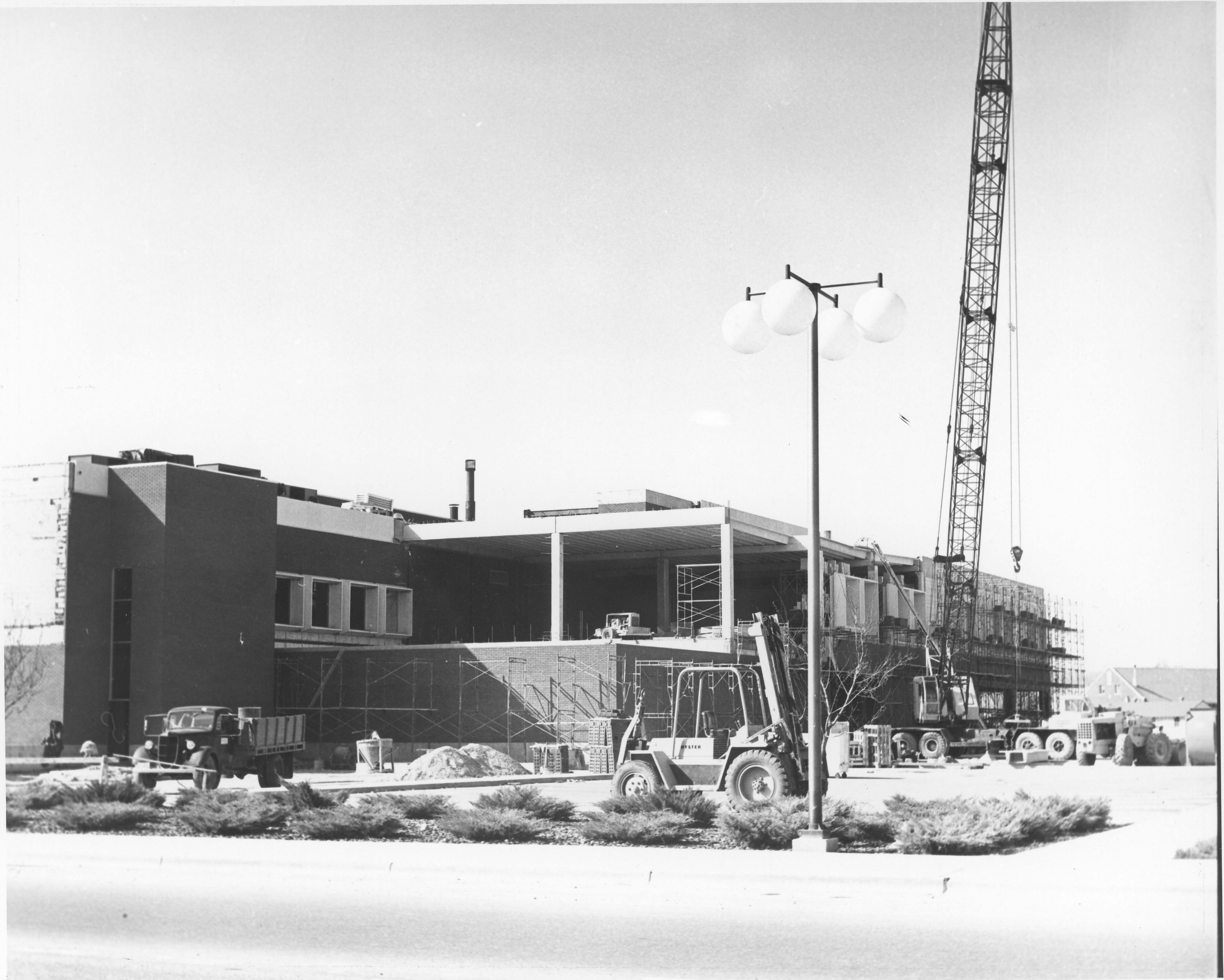 Student Union Building construction