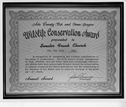Wildlife Conservation Award