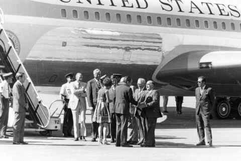 President Nixon's Arrival