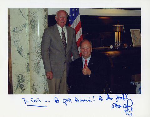 Photograph With Senator Cleveland