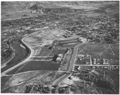 Aerial view, 1940s