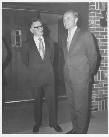 President John Barnes and John Glenn