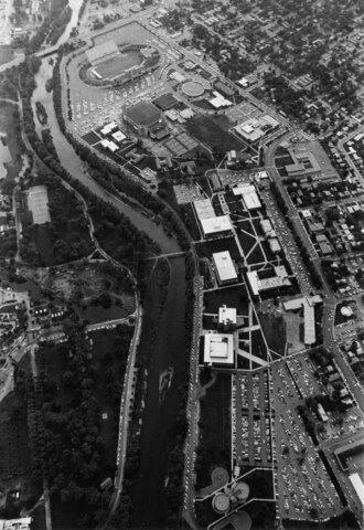 Aerial view, 1980s